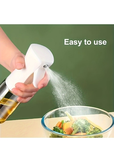 Eastmeetwest - 1 Adet Plastik Sprey Şişesi, Çift Yağ Dağıtıcı, Zeytinyağı Saklama & Baharat Püskürtücü, Barbekü/açık Hava Pişirme İçin, Gıda Güvenliği Pet Malzeme Beyaz Eastmeetwest - 1 Adet Plastik Sprey Şişesi, Çift Yağ Dağıtıcı, Zeytinyağı Saklama & Baharat Püskürtücü, Barbekü/açık Hava Pişirme İçin, Gıda Güvenliği Pet Malzeme Beyaz