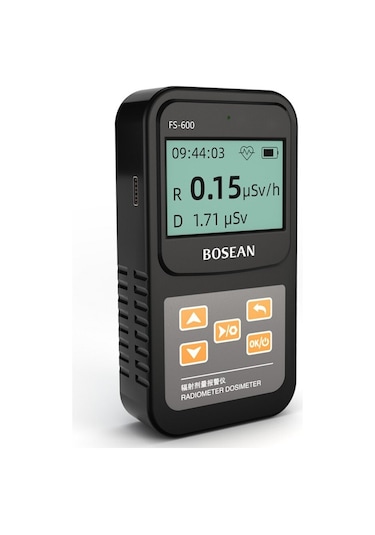 Bosean Fs-600 Nükleer Radyasyon Dedektörü Geiger Sayacı X-ışını Beta Gama Test Cihazı Gm Sayacı Doz Hızı Gerçek Zamanlı Dozimetre