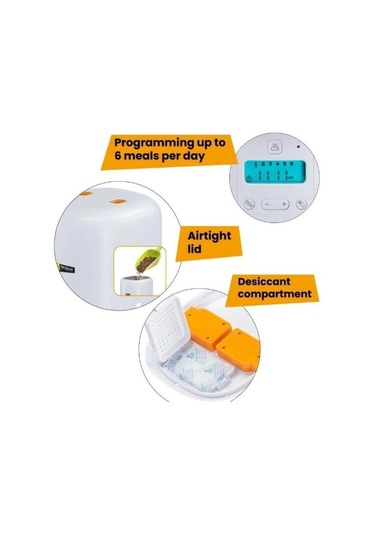 Ferplast Risto Pet Otomatik Kedi Ve Köpek Mama Kabı 4lt