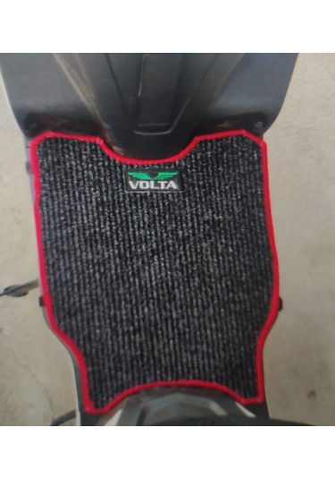 Elektrikli Motosiklet Paspas Volta Vsx Uyumlu Kırmızı Kenar