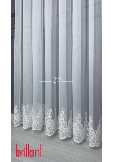 Tül Perde Brillant Marka Tt Zemin Etek İşleme Amazon Desen Çok Renkli