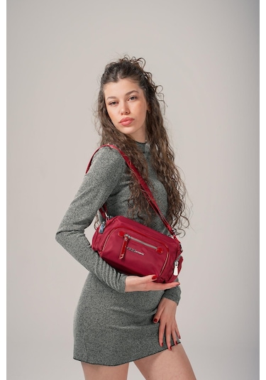 Ççs Kadın 17891 Omuz Çantası Bordo