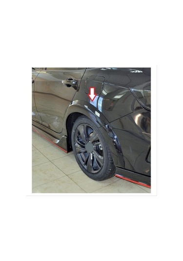 Autogp Honda Civic Fc5 Uyumlu Arka Çamurluk Kabartma Dizayn A 2016-20 Cm2012fc5dod1