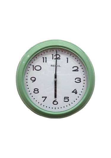 Regal 4290 Hw Özel Seri Metal Kasa Akar Sessiz Saniyeli Duvar Saati Çok Renkli