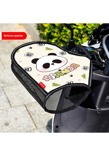 Skycity Motorsiklet Ve Elektrikli Araçlar İçin Yazlık Uv Koruma, Su Geçirmez Isı Yalıtımı Eldiven Kolluk Şanslı Panda, Tek Boyut