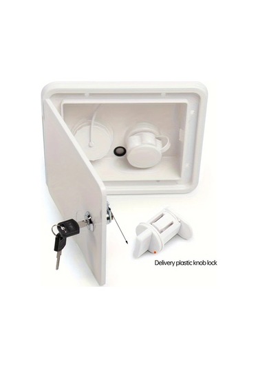 Xuweiwei Güvenli Kilitlenebilir Karavan Su Dolum Ünitesi Sfwh2 193 164 02 Kare Yerçekimi Beslemeli Giriş Hortumlu Harici Genişleme Uyumlu Araba Modifikasyon Aksesuarı