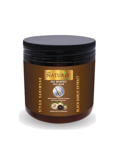 Ilgaz Naturix Siyah Sarımsaklı Saç Maskesi 500 ML