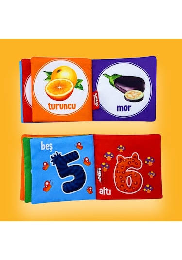Bez Kitap Seti Bebeğimin İlk Kitapçık Seti Hışırtılı Kitap Seti