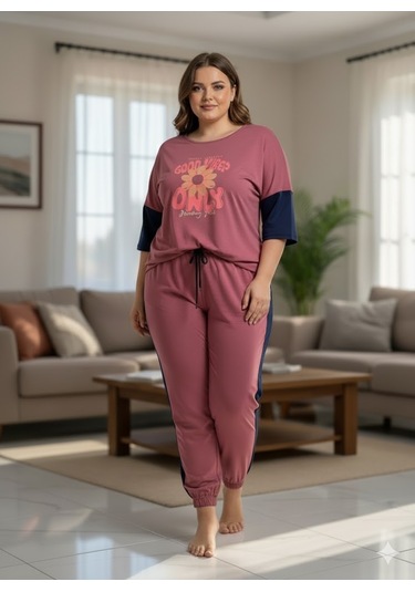 Kadın Pembe Eşofman Takımı Pembe