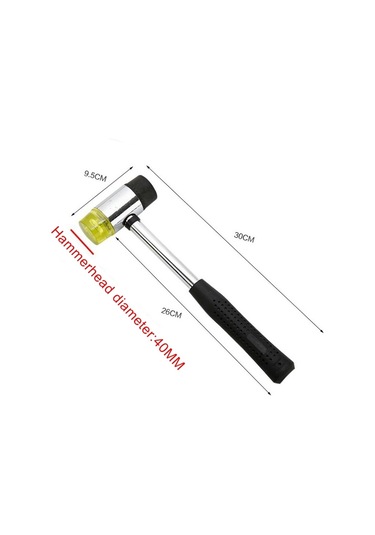 40mm Mini Çelik Saplı Yuvarlak Kafa Çekiç