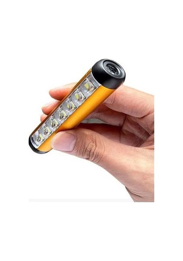 Pazly Mıknatıslı Şarjlı Cob Fener Kalem, Su Geçirmez İç/iç Dış Kullanım Mini Led Fener Altın Altın Altın