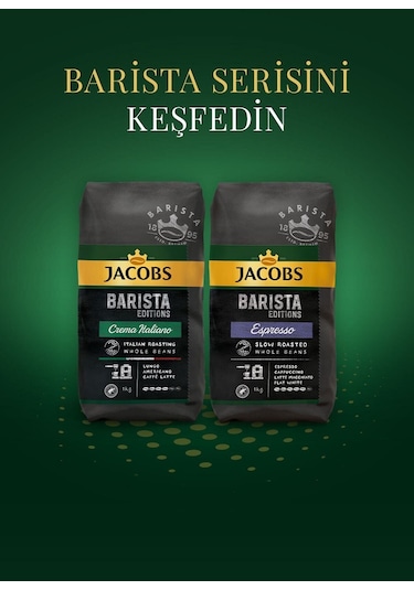 Jacobs Barista Editions Çekirdek Kahve %100 Arabica Espresso 4 x 1 KG