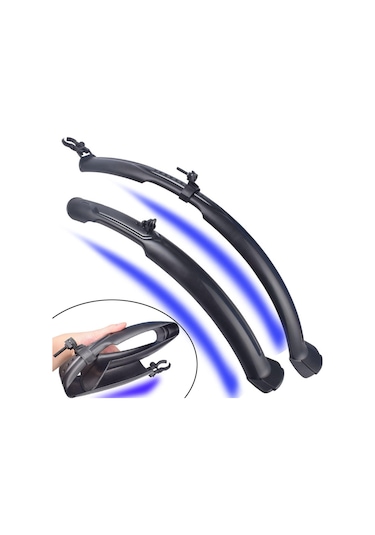 Suntek Genel Bisiklet Çamurlukları Sağlam Kolay Kurulum Siyah