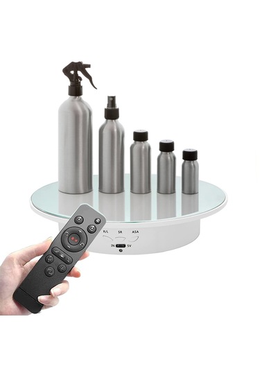 Gdx Tuta-20 Ayna Yüzeyli 20 Cm Turn Table - Döner Stand - Döner T