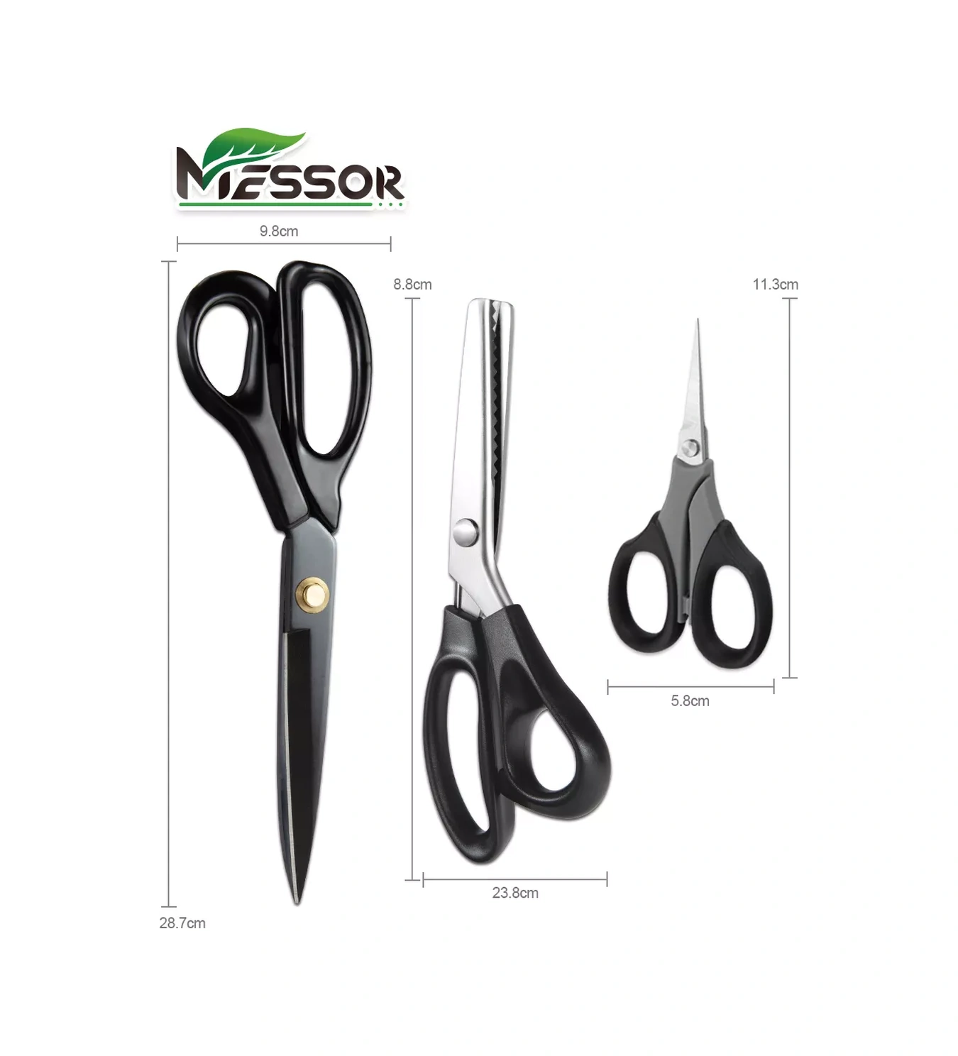 Messor Terzi Makası Profesyonel 3 Adet 191882015