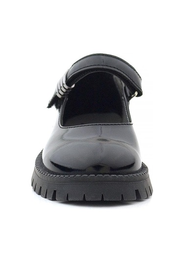Rakerplus Siyah Rugan Cırtlı Kalın Tabanlı Metal Detaylı Kız Çocuk Okul Ayakkabısı Siyah Rakerplus Siyah Rugan Cırtlı Kalın Tabanlı Metal Detaylı Kız Çocuk Okul Ayakkabısı Siyah