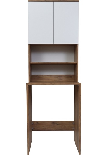 Çamaşır Makinesi Dolabı Beyaz/Atlantik Çam 193X67X62 Cm Beyaz - Atlantik Çam Çamaşır Makinesi Dolabı Beyaz/Atlantik Çam 193X67X62 Cm Beyaz - Atlantik Çam