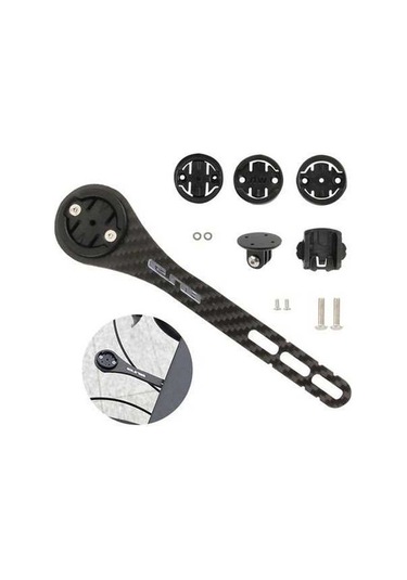 Tongxida Gub 695 Karbon Fiber Bisiklet Bilgisayar Tutucu, 17g Hafif, Çok Renkli Bryton/wahoo/cateye/spor Kamera Uyumlu/ Çok Renkli