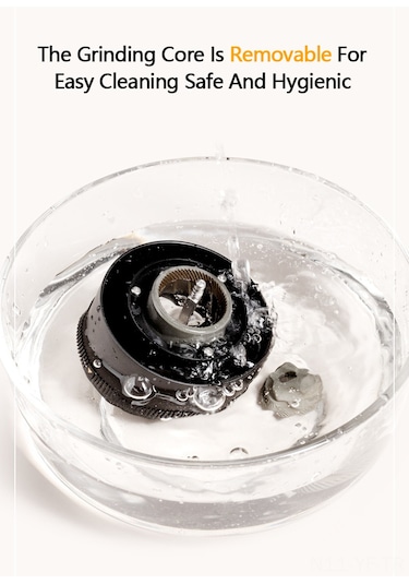 Yifomall Usb Şarjlı Elektrikli Kahve Değirmeni - Beyaz Abs Ve Paslanmaz Çelik, Ev/ofis/bar Uygun, 405g, Temizlik Fırçası İle Beyaz