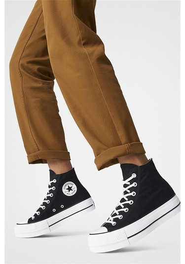 Converse Ctas Lift HI Kadın Günlük Spor Ayakkabı 560845CSIYAH Siyah