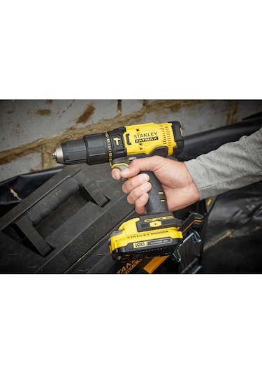 Stanley  SCD718D2K 18V 2.0AH Çift Akülü Darbeli Matkap Vidalama Seti