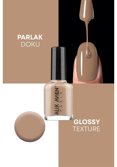 Alix Avien Nude Oje 51 Yüksek Pigmentli Uzun Süreli Kalıcılık Hızlı Kuruma Nail Lacquer 51