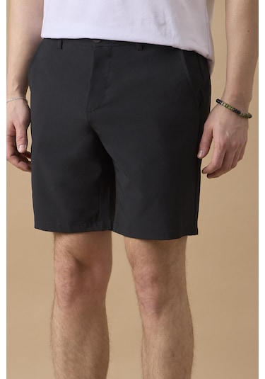 Braccas Erkek Siyah Jogger Fit Şort Siyah