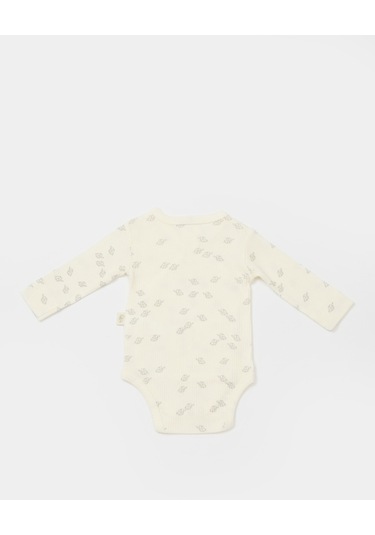 Organik Modal Fil Baskılı 2 Li Kruvaze Uzun Kollu Badi Csym11318 001