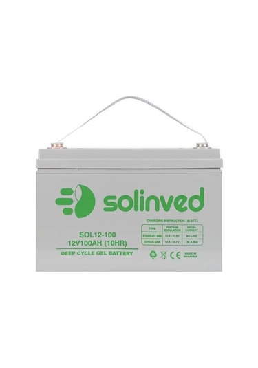 Solinved 100 Amper Jel Akü 12v Derin Döngü Nano Karbon