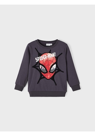 Name It Spiderman Antrasit Erkek Çocuk Sweatshirt 13221195 001 Antrasit