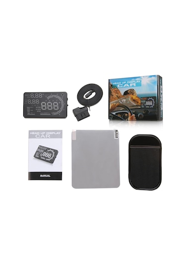 Sanal Gösterge Paneli Hud Head Up Display 5.5 İnç A8 Obd Sistem