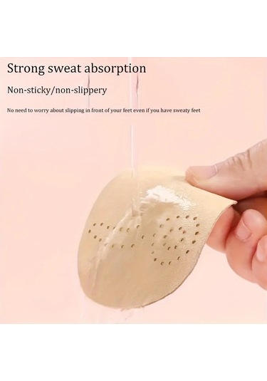 Willowhaven 4 Adet Açık Bej Kendinden Yapışkanlı Ön Ayak Pedi Ter Emici Yastık