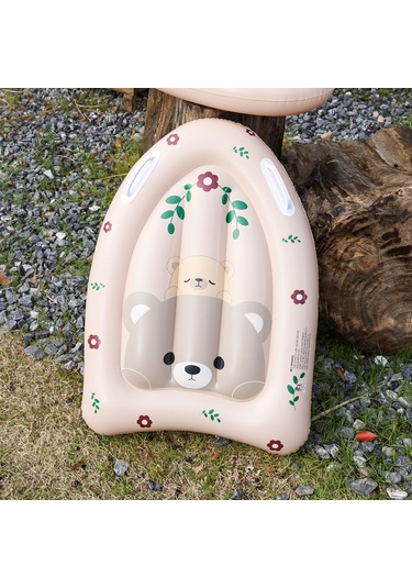 Mufunye Çocuklar İçin Pvc Kalınlaşmış Sürf Tahtası - Akşamkuşu Desenli Yüzme Floatı, Aile Aktivitesi İçin Enflasyonlu Su Sporu Aleti