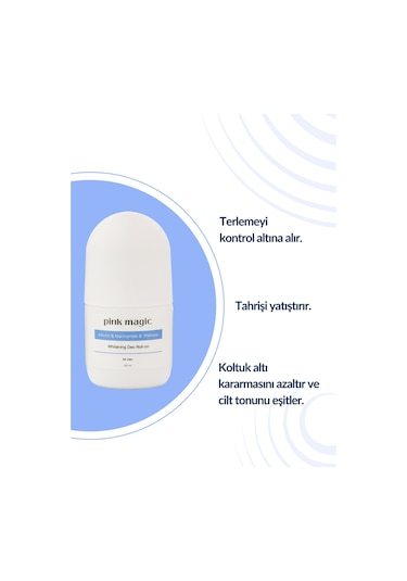 Ter Önleyici & Beyazlatıcı Erkek Deo Roll-on