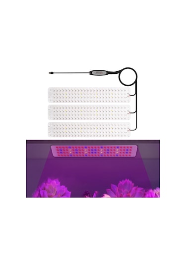 Sones 5v Usb Panel Bitki Işığı Akıllı Karartma Zamanlama Led Bitki Büyüme Işığı, Boyut: 3 Kafa Tam Spektrum Diğer