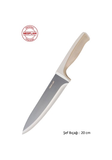 Neoflam Fika Şef Bıçağı Bej 20 cm D-NEOFCK020