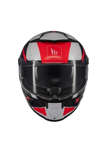 Mt Helmets Mt Thunder 4 Sv Luminence A7 Motosiklet Kaskı Siyah Gri Kırmızı