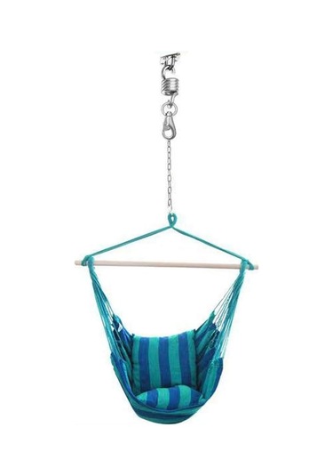 Bahar 800lbs Hamak Sandalyeleri Ve Sundurma Salınımları Asma Kapasitesi 1 Beyaz - Turkuaz