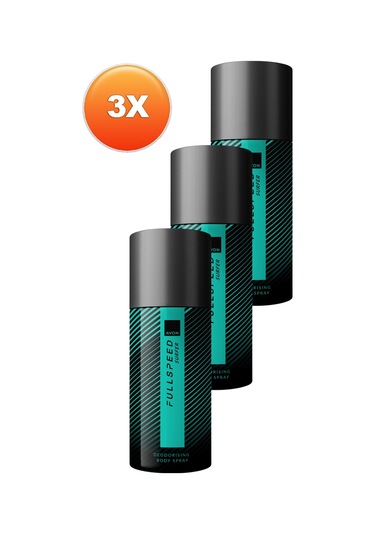 Full Speed Surfer Erkek Sprey Deodorant 150ml Üçlü Paket