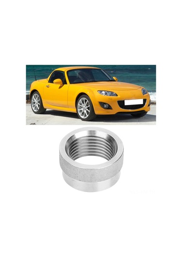 Ximistore9 Stainless Steel Asansörlü Somun Bung, M18 X 1.5 Dişli, Dayanıklı Ve Doğru Performanslı Oksijen Sensörü Uyumlu