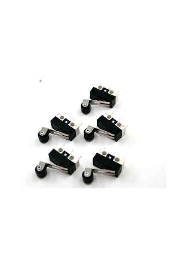5 Adet Mini Micro Switch Makaralı Paletli Kw10 Z4p