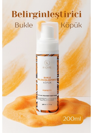 K K-care Cosmetics Bukle Belirginleştirici Köpük 200 ML