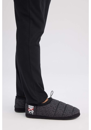 Defacto Erkek Düz Taban Slip On Terlik D3085ax24wnbk23 Siyah