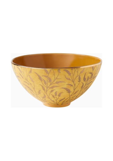 L'objet L Objet X Fortuny Orfeo Gold Detaylı Orta Boy Servis Kasesi Sarı
