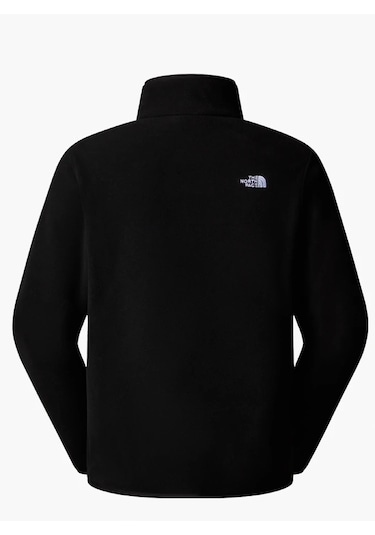The North Face M Glacier Fleece 1/4 Zip Erkek Polar Siyah