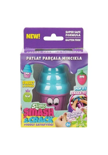 Slimy Patlat Pop-it 55 Gr - Mor Kase Dondurma Slime