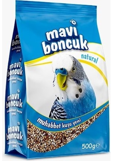 Mavi Boncuk Muhabbet Kuşu Yemi 500 Gr