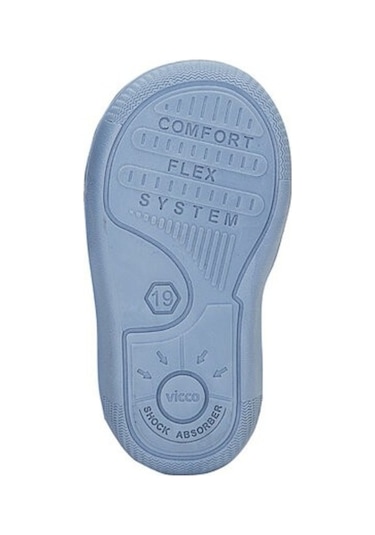 Vicco Color Rahat Kalıp Erkek Bebe Kot Panduf Mavi