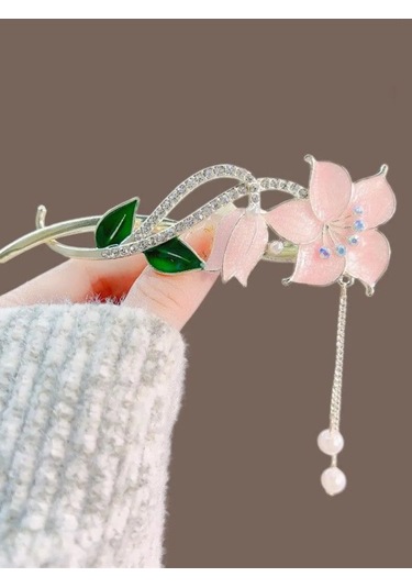 Catalea Family Çiçekli Saç Klipi 429441923 Altın