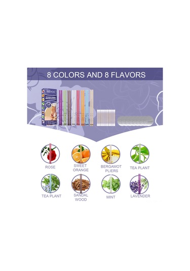 Mufunye Doğal Balmumundan Kulak Mumları, Lenf Dolaşımını Destekler, 16 Parça, 8 Renk Seçeneği